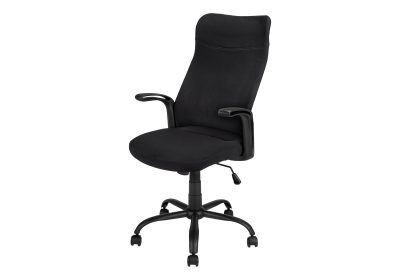 OFFICE CHAIR - BLACK / BLACK FABRIC / MULTI POSITION