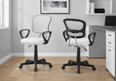 OFFICE CHAIR - WHITE MESH JUVENILE / MULTI-POSITION