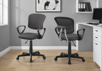OFFICE CHAIR - GREY MESH JUVENILE / MULTI POSITION