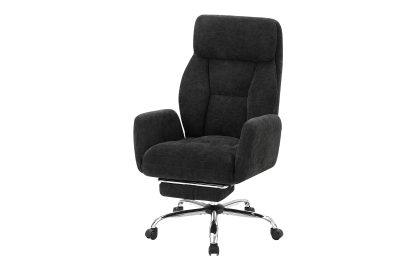 OFFICE CHAIR - BLACK FABRIC / HIGH BACK EXECUTIVE