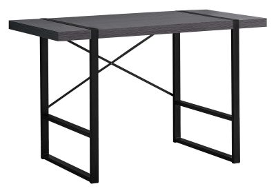 COMPUTER DESK - 48"L / GREY / BLACK METAL
