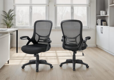 OFFICE CHAIR - BLACK / BLACK MESH / MULTI POSITION