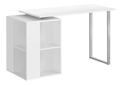 COMPUTER DESK - 55"L / WHITE LEFT OR RIGHT FACING