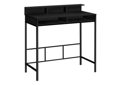 COMPUTER DESK - 48"L / BLACK / BLACK STANDING HEIGHT