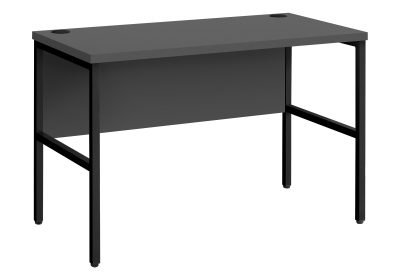 COMPUTER DESK - 48"L GREY / BLACK COMMERCIAL GRADE