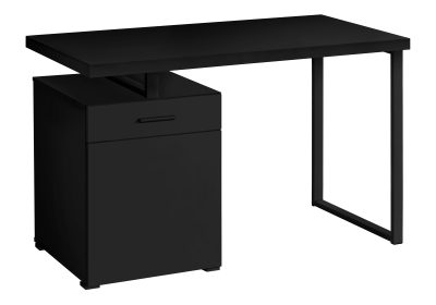 COMPUTER DESK - 48"L / BLACK LEFT OR RIGHT FACING