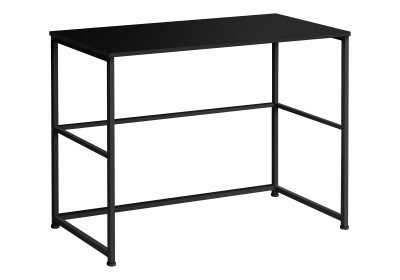 COMPUTER DESK - 40"L / BLACK / BLACK METAL