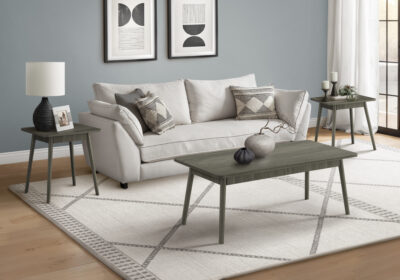 TABLE SET - 3PCS SET / GREY