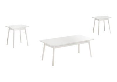 TABLE SET - 3PCS SET / WHITE