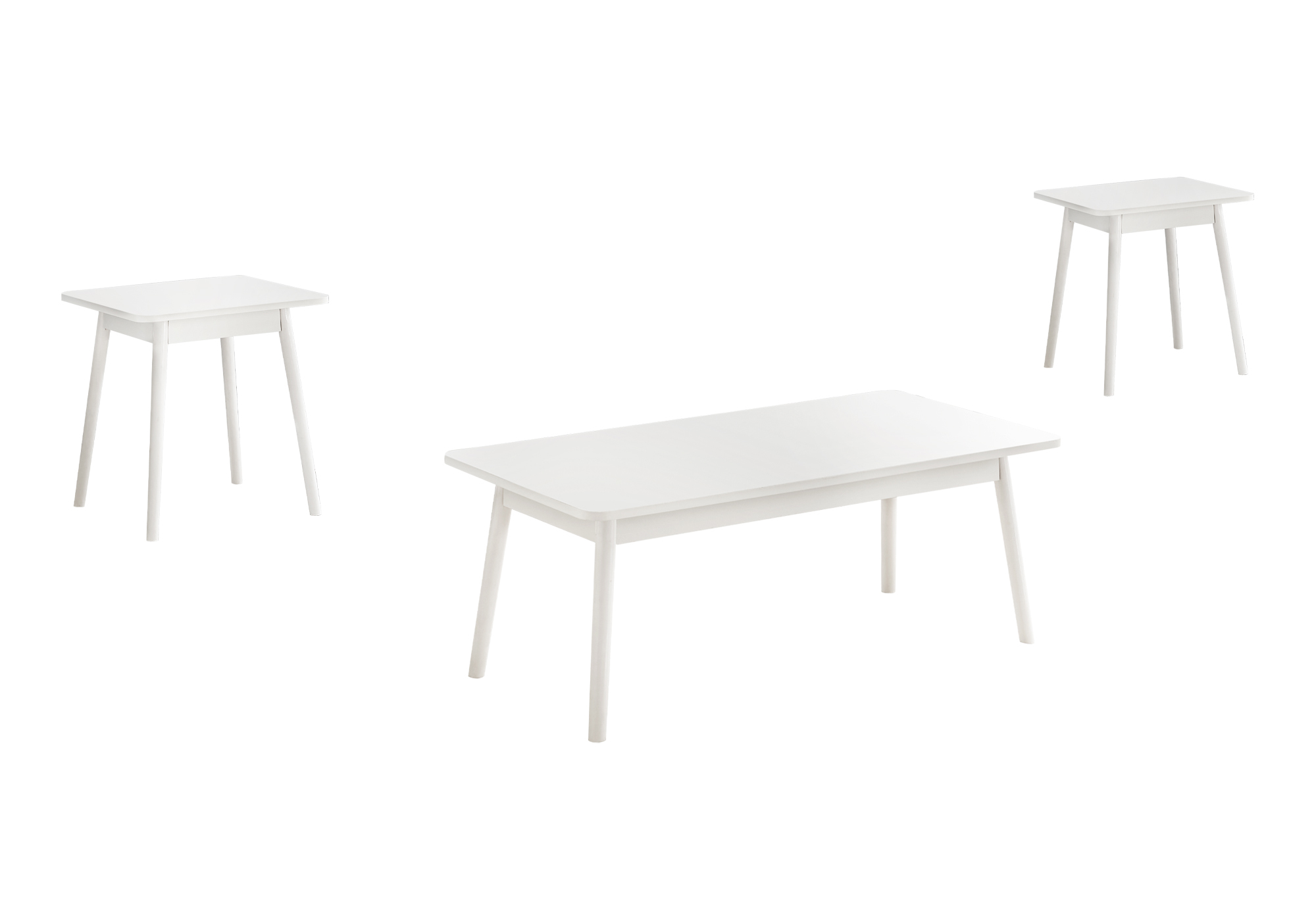 TABLE SET - 3PCS SET / WHITE - Image 2