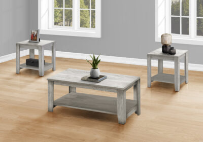 TABLE SET - 3PCS SET / INDUSTRIAL GREY