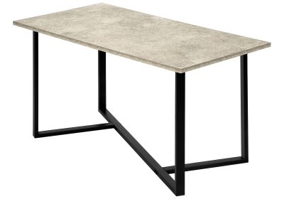 TABLE SET - 3PCS SET / CREAM STONE / BLACK METAL