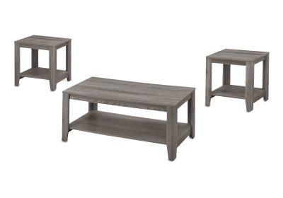 TABLE SET - 3PCS SET / GREY
