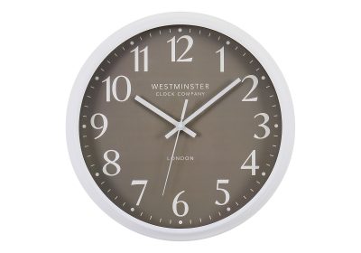CLOCKS - 12"DIA / WALL CLOCK / DARK BRONZE FINISH