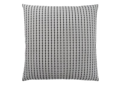 PILLOW - 18"X 18" / LIGHT GREY / BLACK ABSTRACT DOT / 1PC