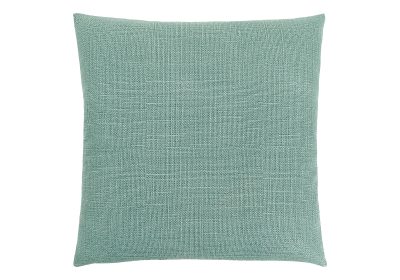 PILLOW - 18"X 18" / PATTERNED LIGHT GREEN / 1PC