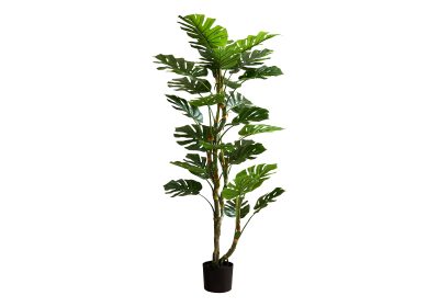 ARTIFICIAL PLANT - 61"H / INDOOR MONSTERA TREE / 7" POT