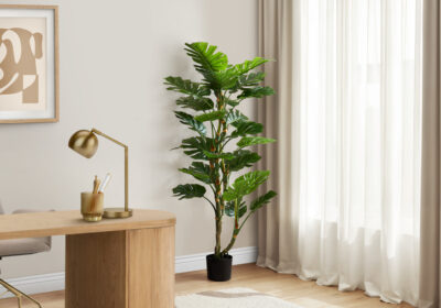 ARTIFICIAL PLANT - 61"H / INDOOR MONSTERA TREE / 7" POT