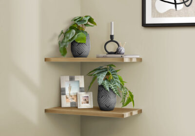 ARTIFICIAL PLANT - 2PCS / 8"H ALOCASIA / 5" BLACK POT