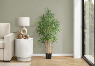 ARTIFICIAL PLANT - 50"H / INDOOR BAMBOO TREE IN A 5" POT