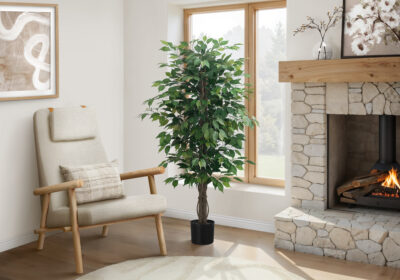 ARTIFICIAL PLANT - 58"H / INDOOR FICUS TREE IN A 6" POT