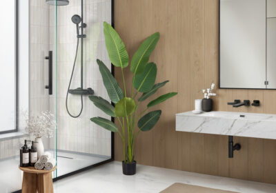 ARTIFICIAL PLANT - 60"H / INDOOR BIRD OF PARADISE 5" POT