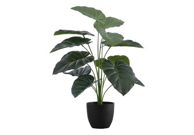 ARTIFICIAL PLANT - 24"H / INDOOR ALOCASIA IN A 5" POT