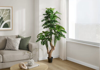 ARTIFICIAL PLANT - 83"H / INDOOR MONSTERA IN A 8" POT