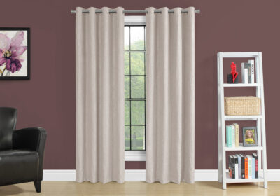CURTAIN PANEL - 2PCS / 52"W X 84"H IVORY ROOM DARKENING